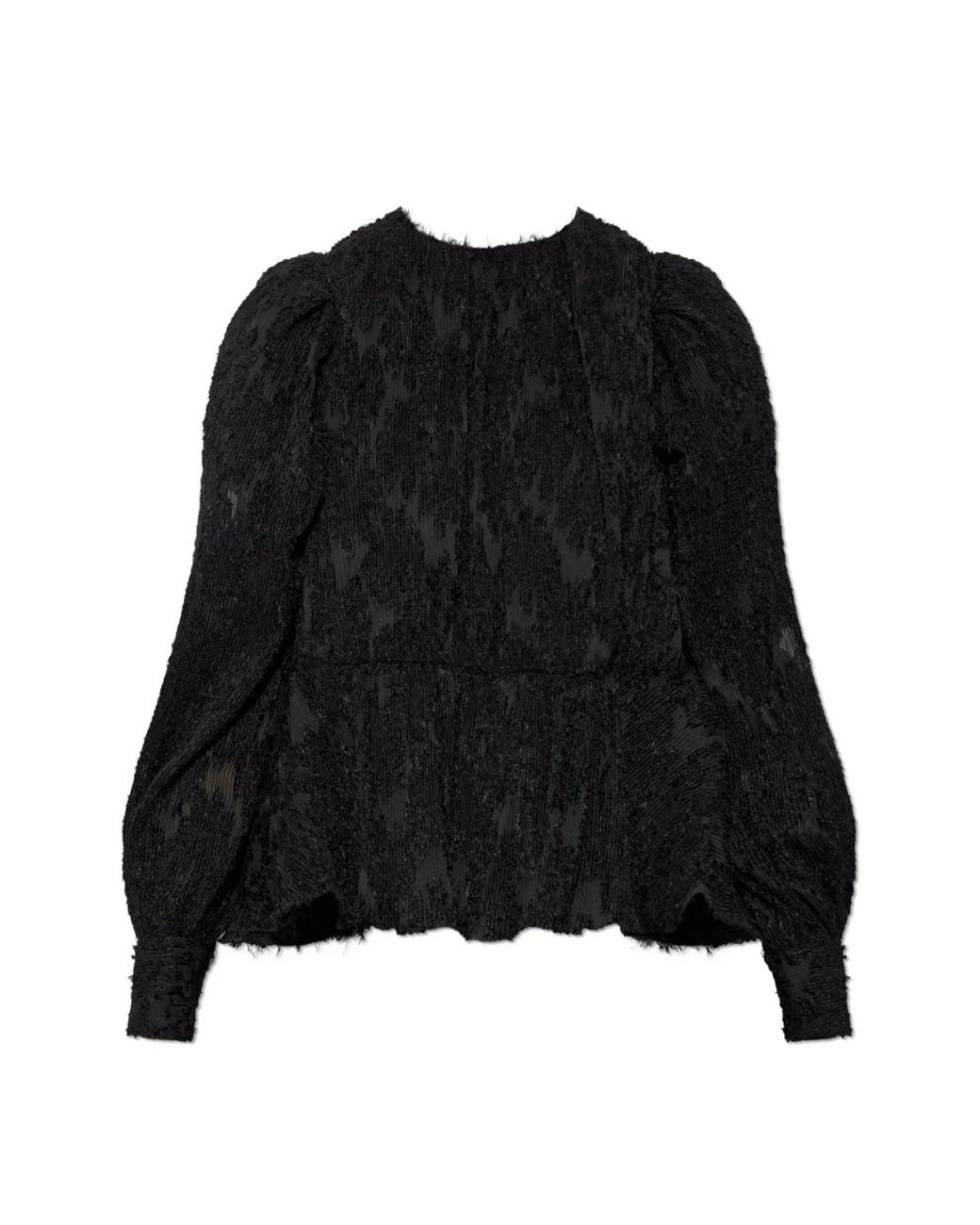 Ganni Blouse in het Black