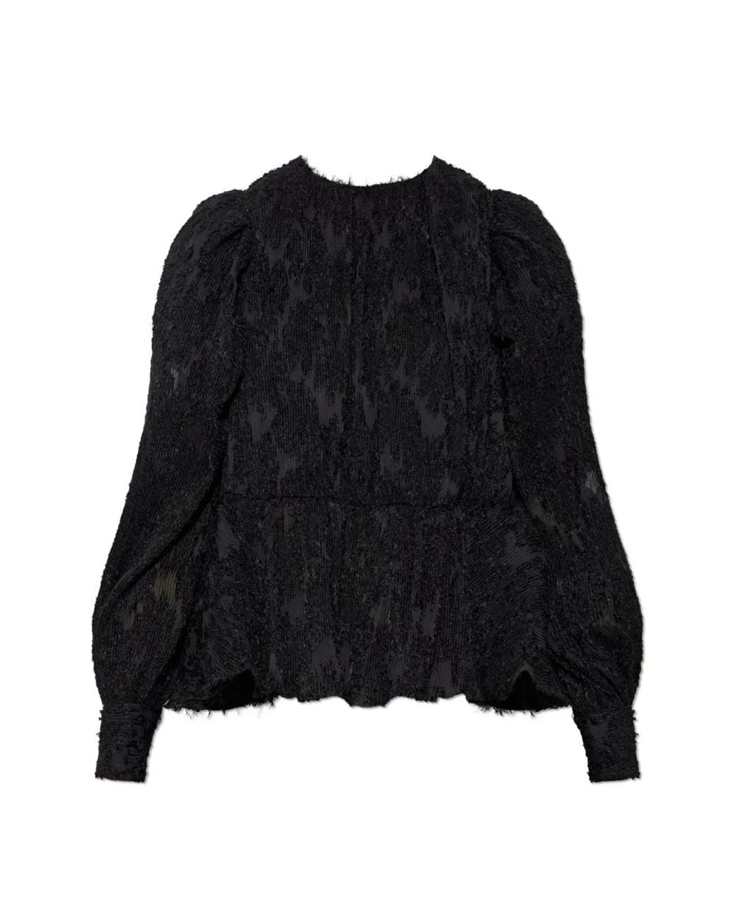 Ganni Blouse in het Black
