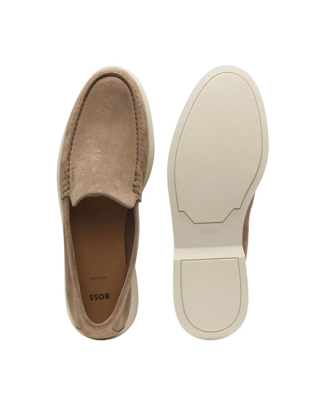 Boss Natural Loafers for men