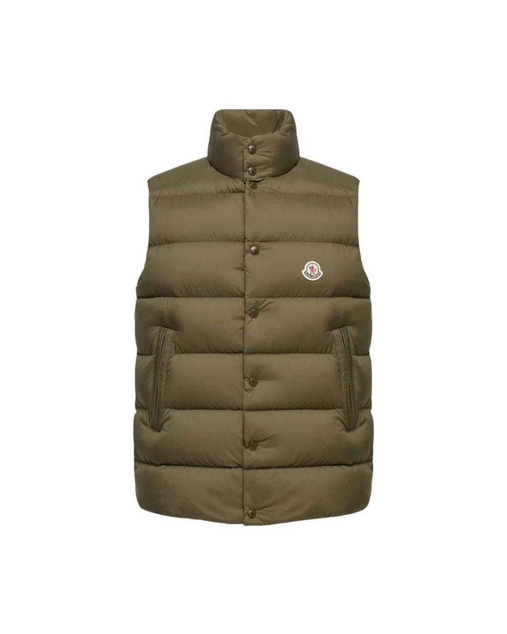 Moncler Tibb Down Vest in het Green voor heren
