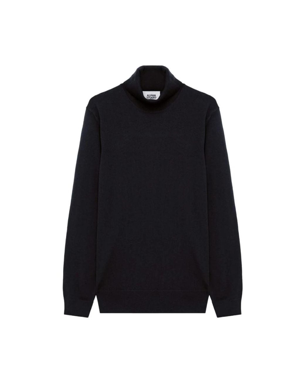 Turtlenecks Alpha Industries de hombre de color Black
