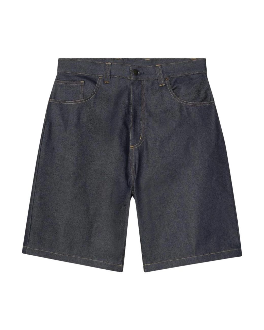 Carhartt Blue Denim Shorts for men