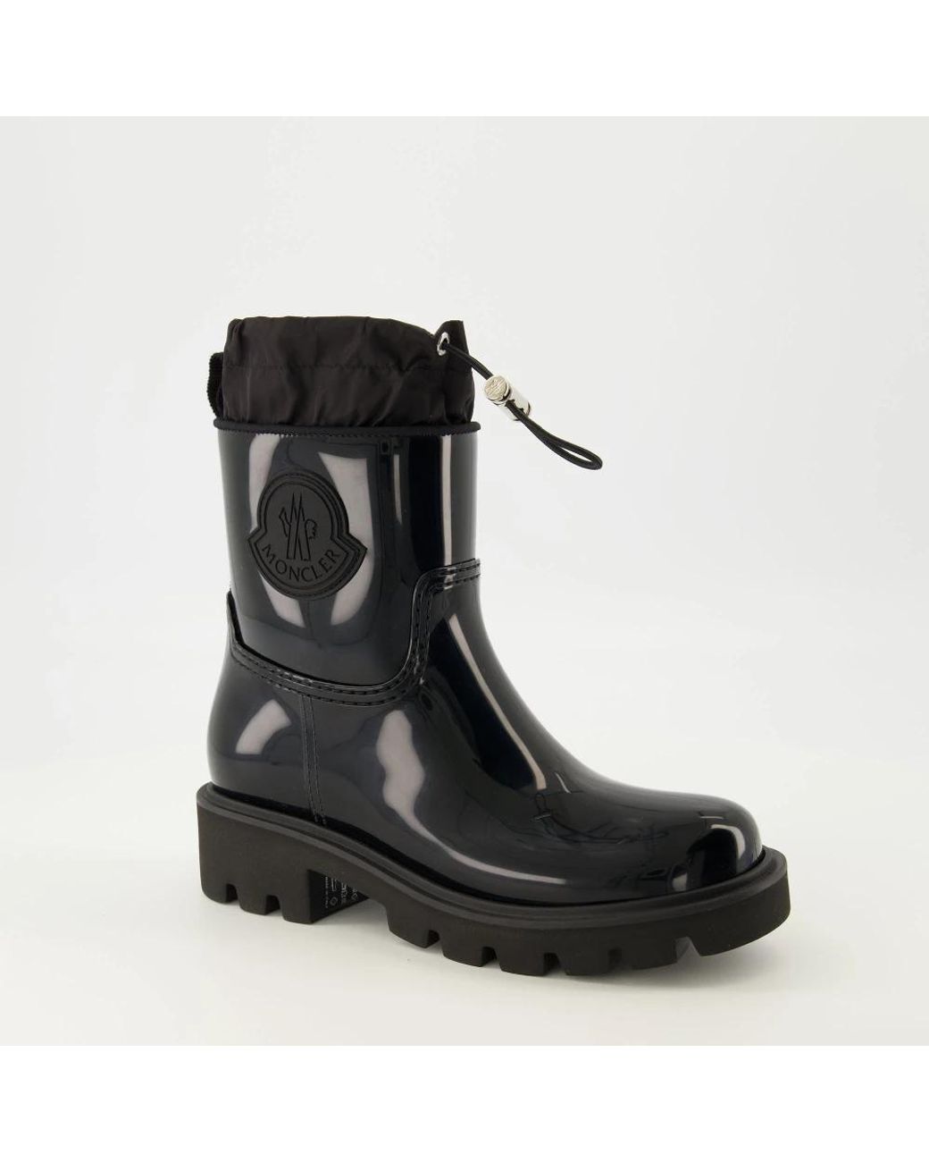 Moncler Black Rain Boots