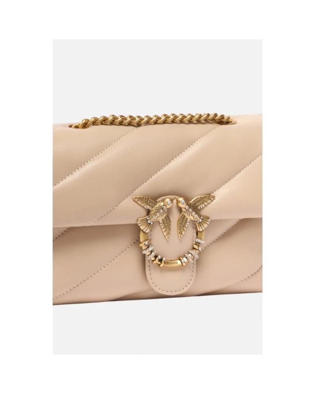 Pinko Natural Shoulder Bags