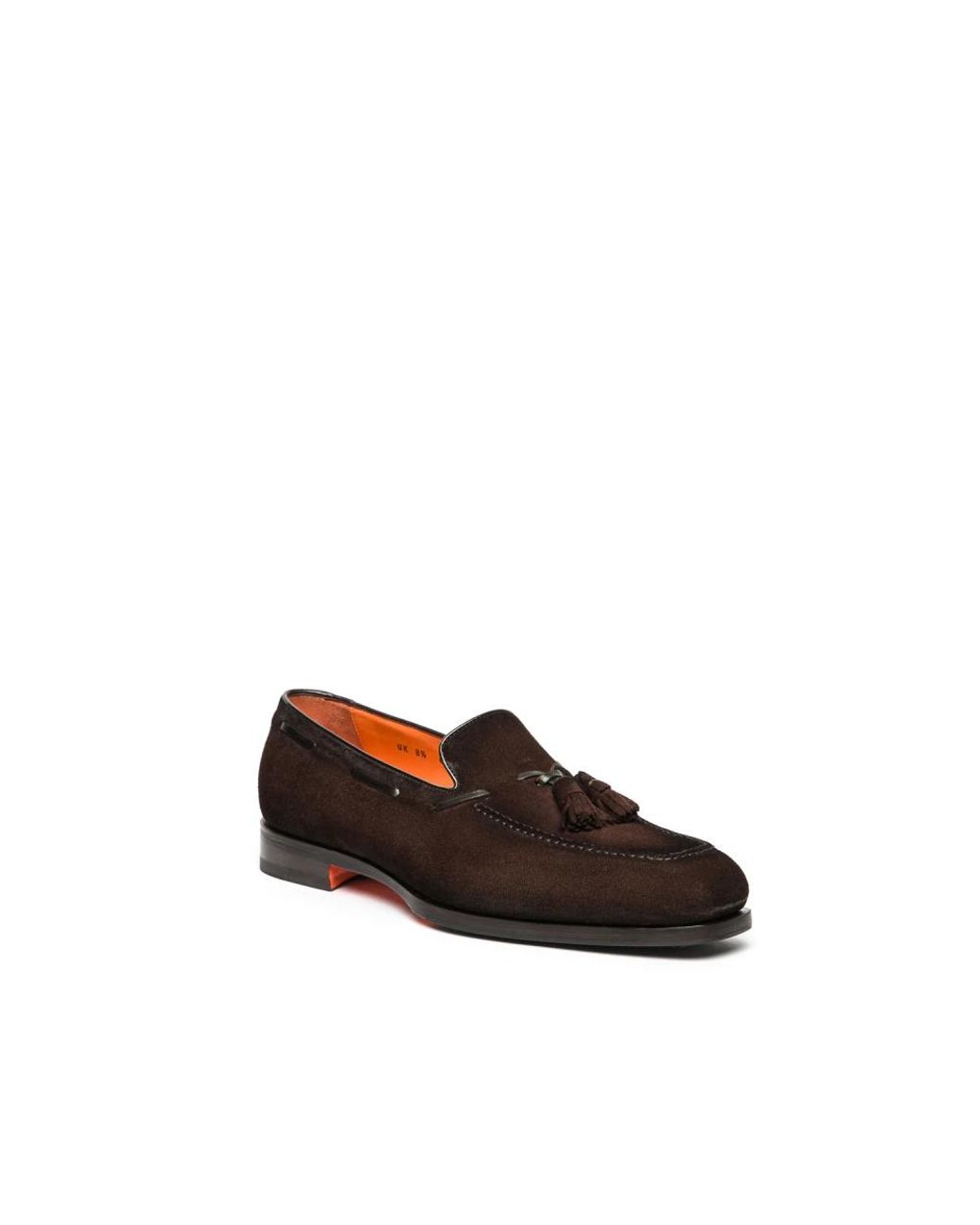 Santoni Black Loafers for men