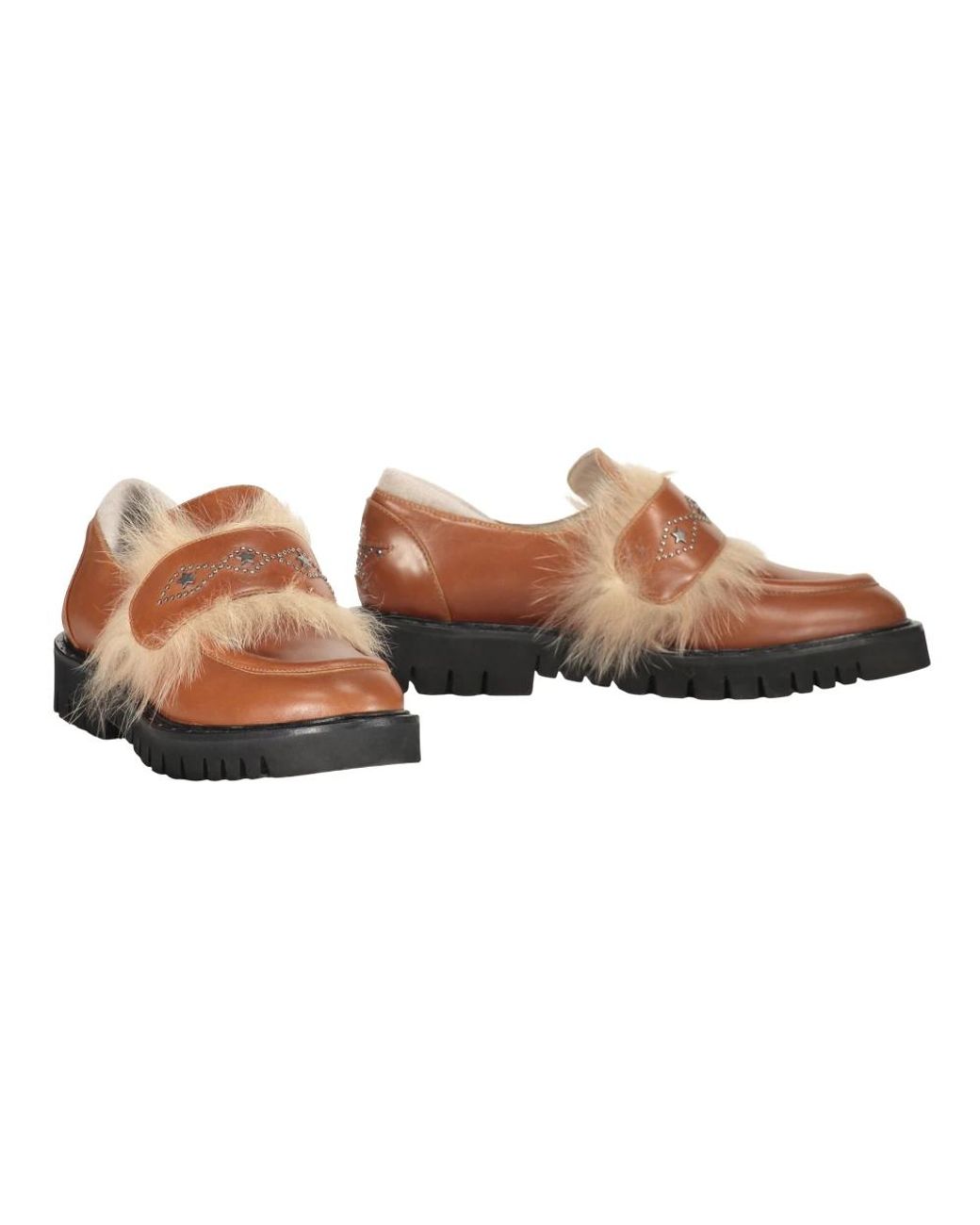 Lorena Antoniazzi Brown Loafers