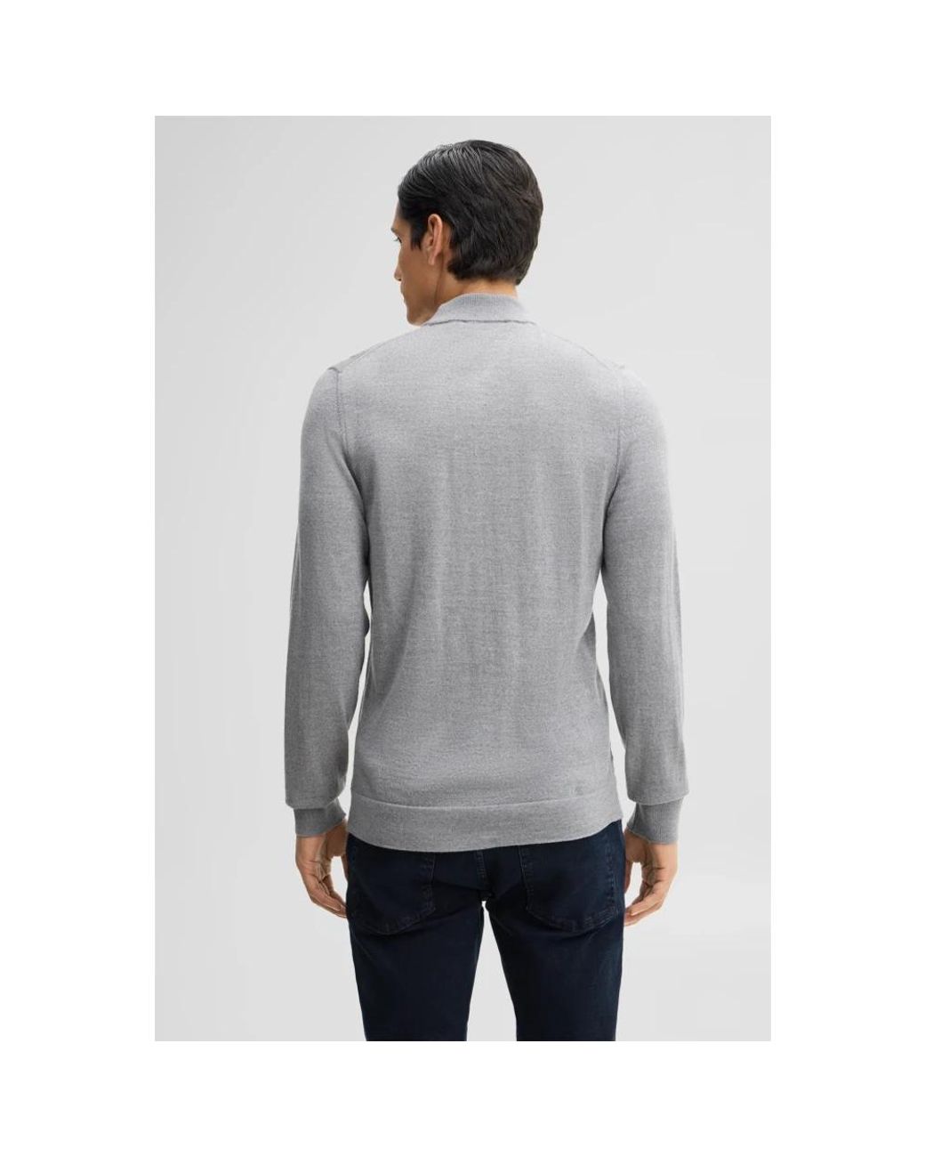 Strellson Feinstrick-Rollkragenpullover in Gray für Herren