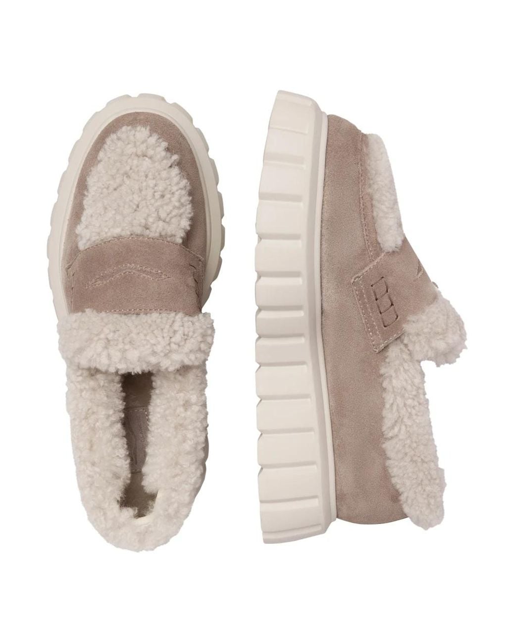 Voile Blanche Natural Loafers