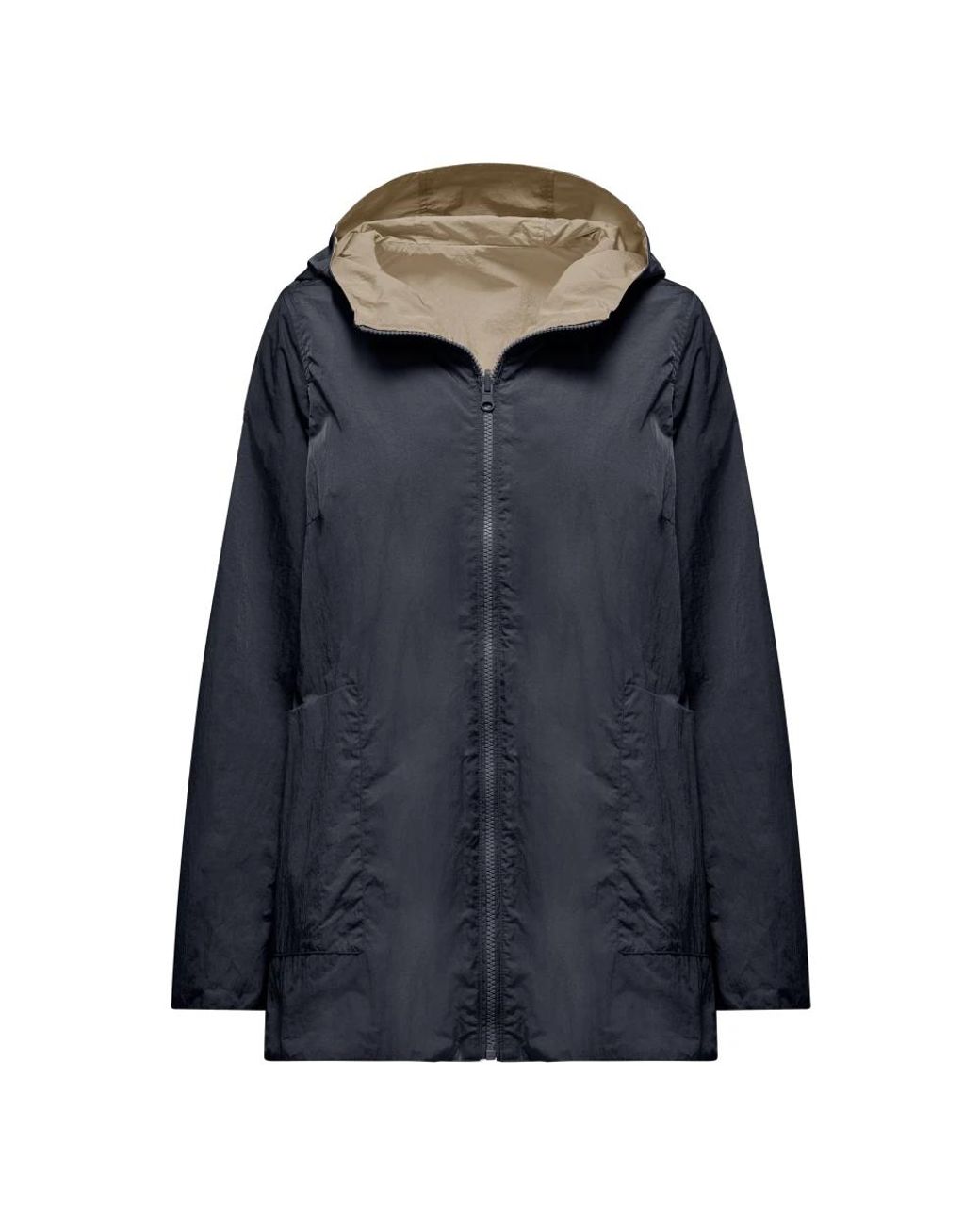 Bomboogie Reversible Two-Tone Parka in het Blue