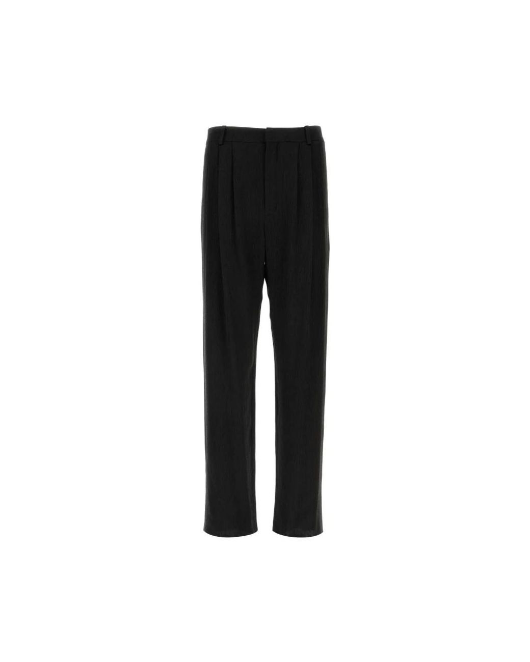 Saint Laurent Black Straight Trousers for men
