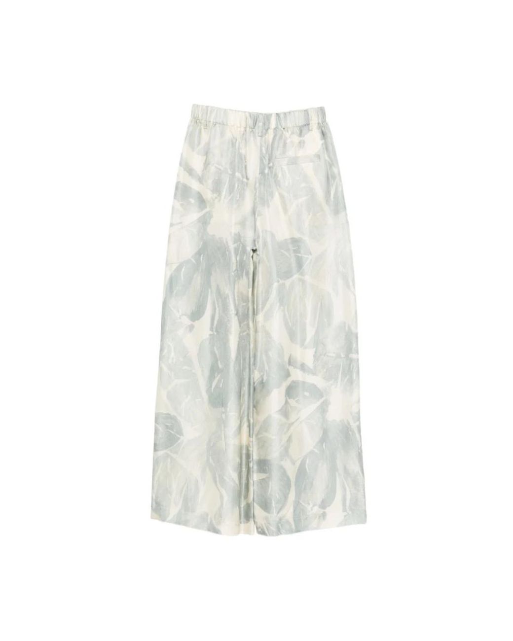 Alysi White Wide Trousers