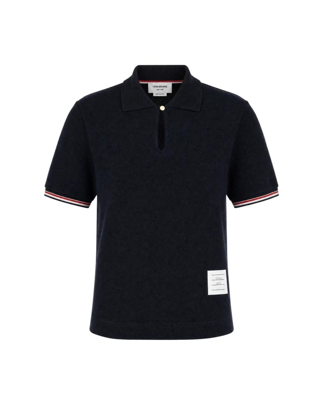 Thom Browne Black Polo Shirts