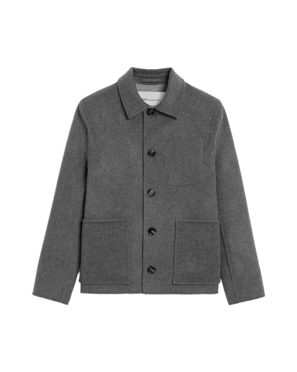 AMI Gray Light Jackets for men
