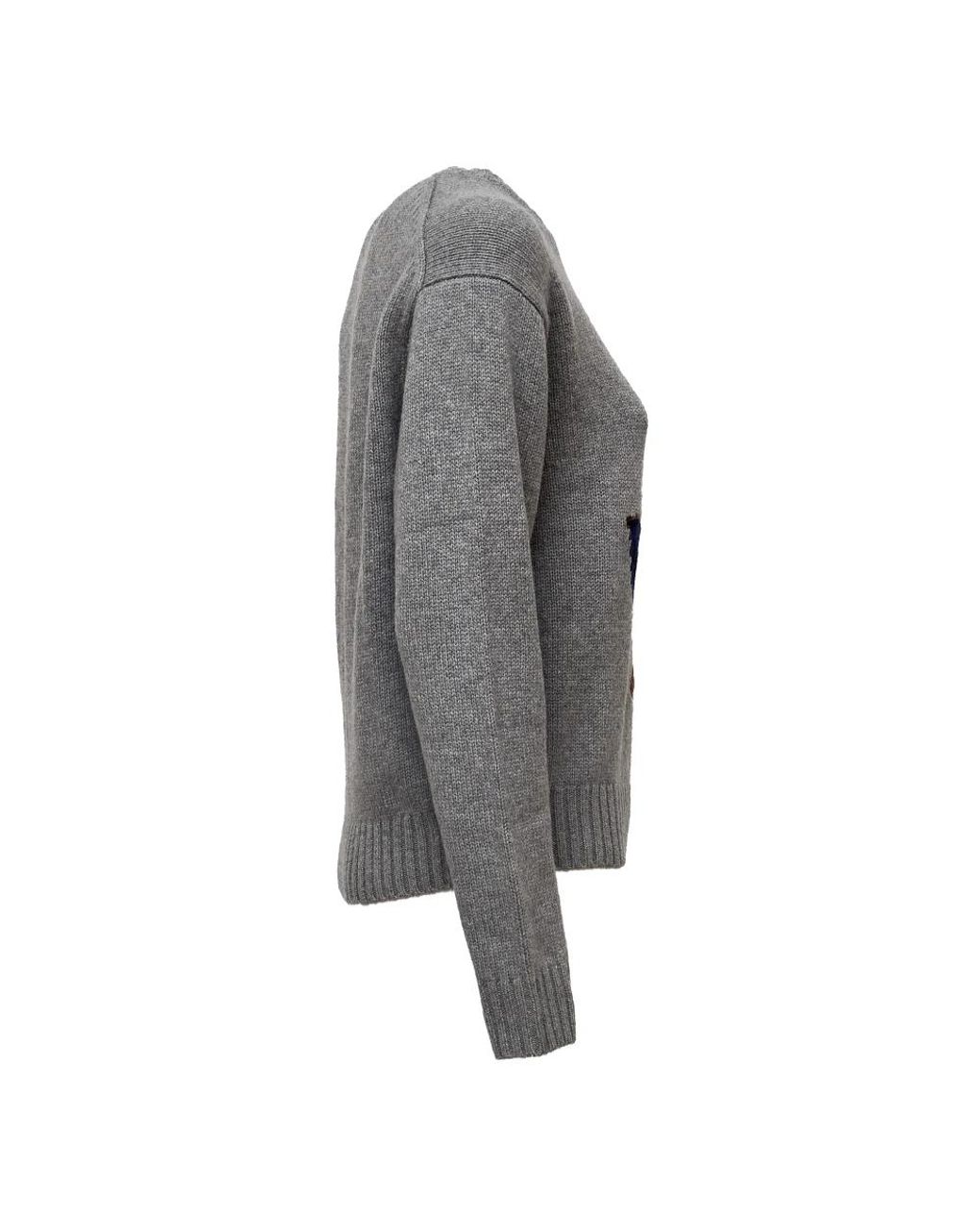 Polo Ralph Lauren Gray Round-Neck Knitwear