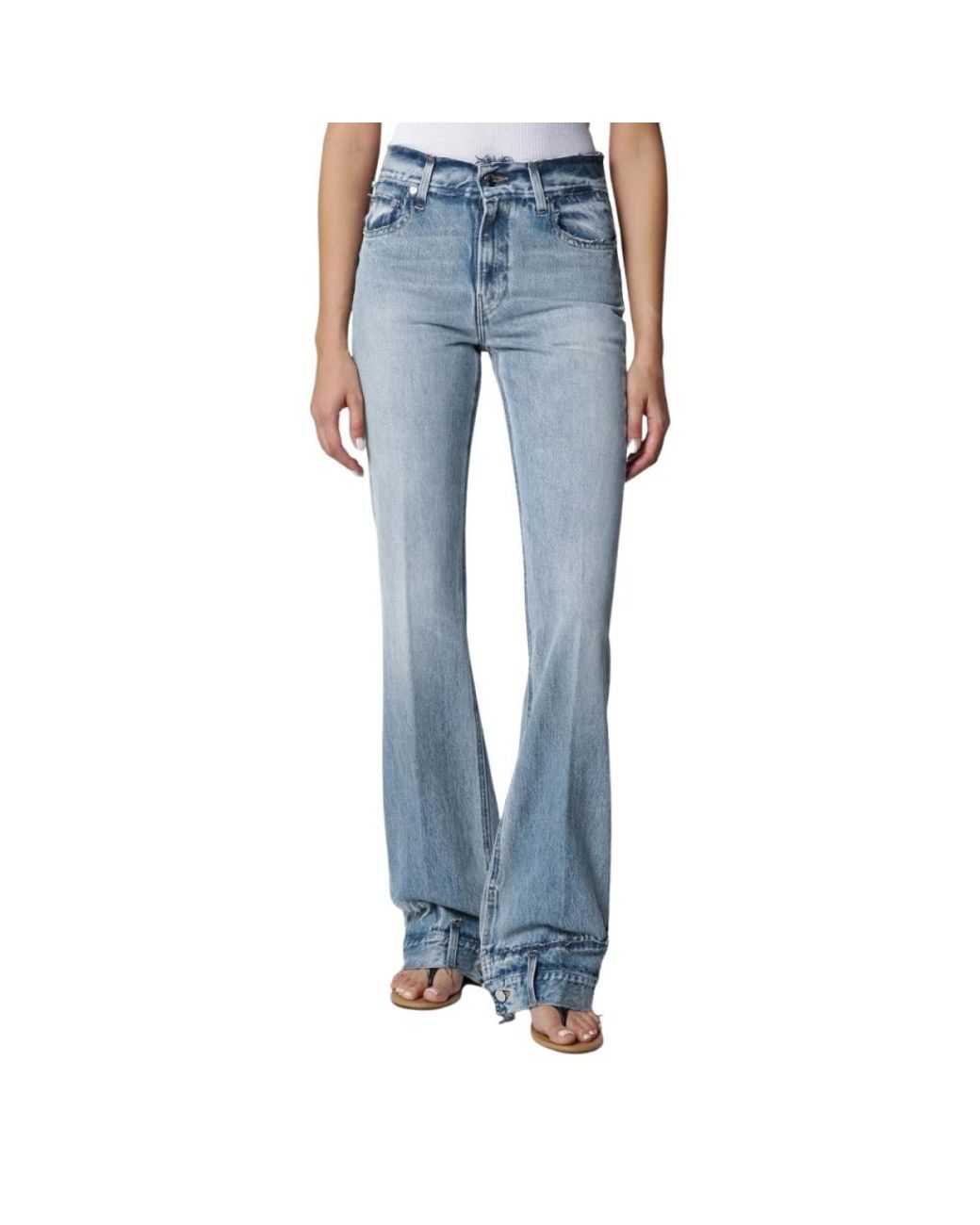 Haikure Blue Straight Fit Jeans