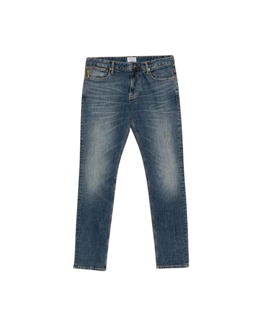 Emporio Armani Blue Straight Fit Jeans for men