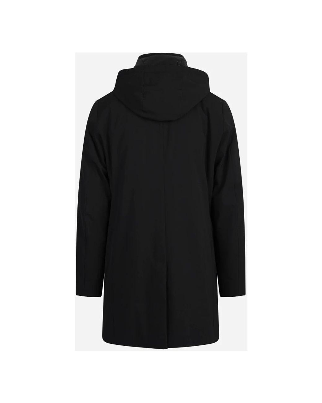 Montecore Gefütterter Mantel in Black für Herren
