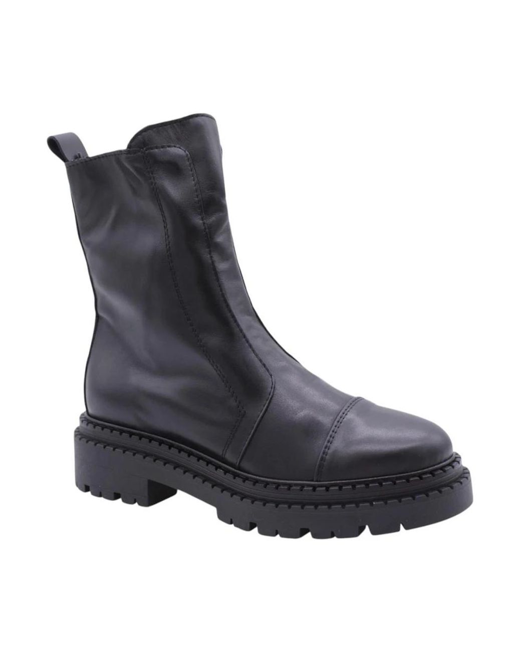 E mia Black Ankle Boots