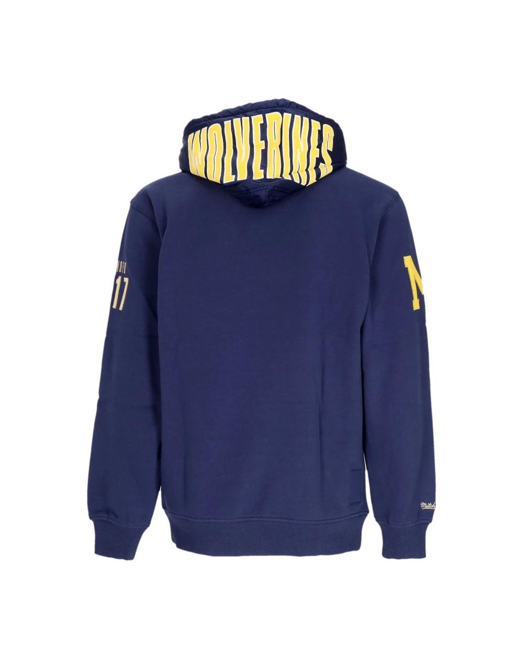 Mitchell & Ness Michigan Wolverines Kapuzenpullover in Blue für Herren