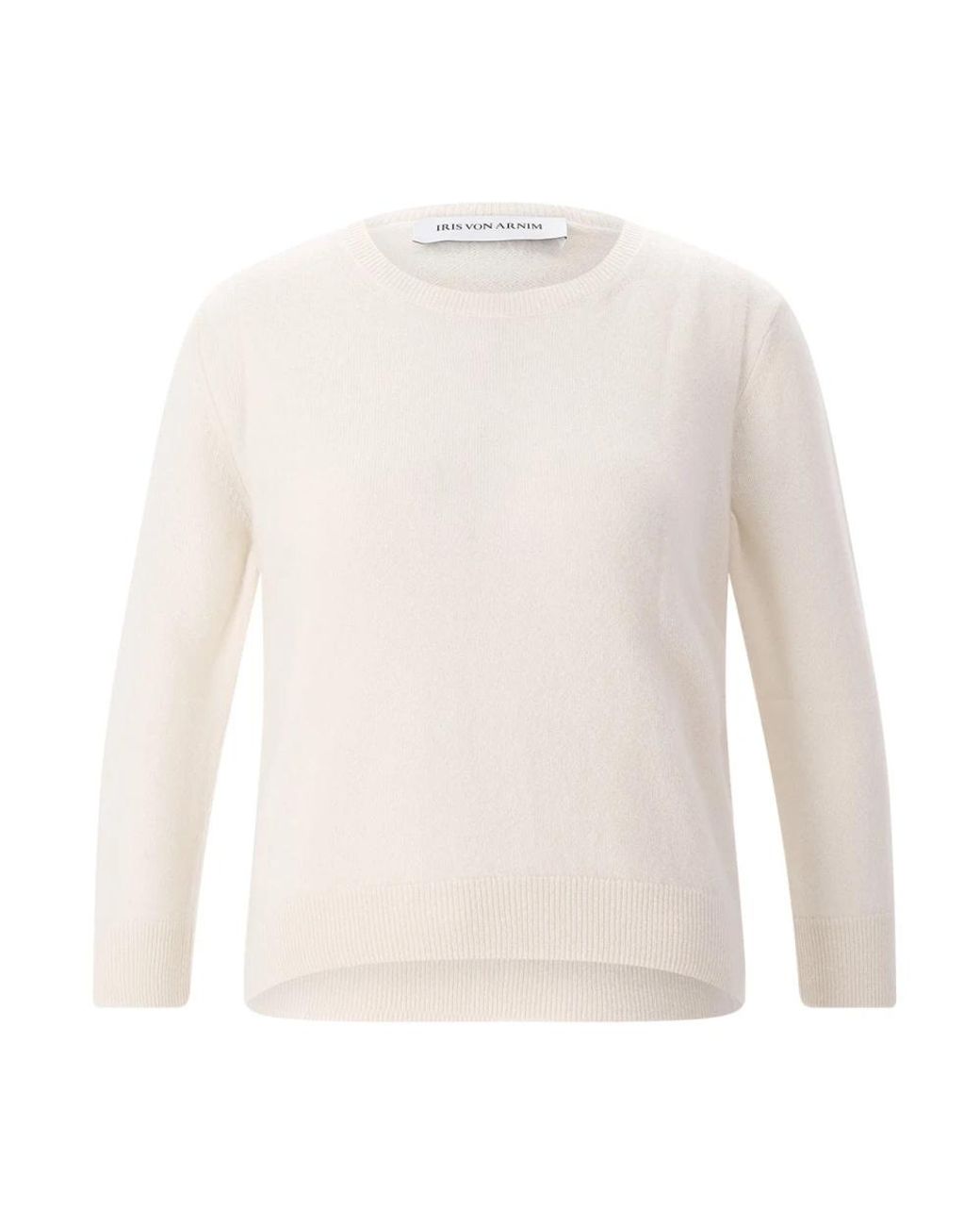 Iris Von Arnim White Cashmere Knitwear