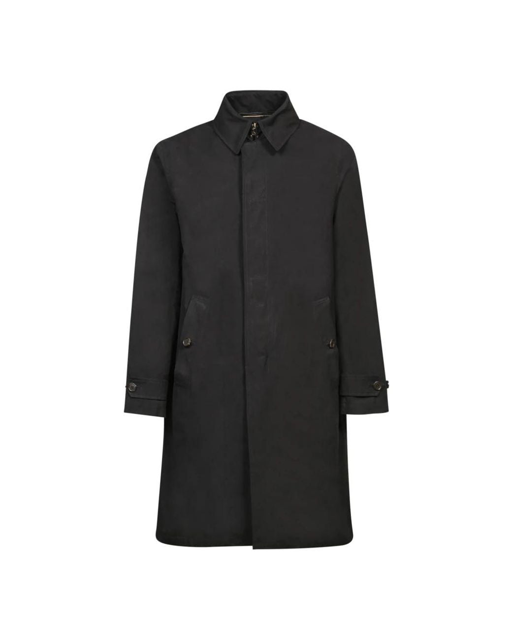 Sealup Black Single-Breasted Coats for men
