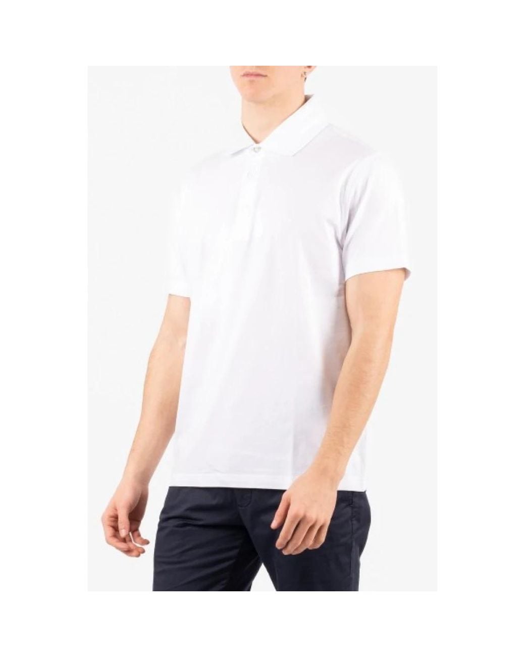Fay White Polo Shirts for men