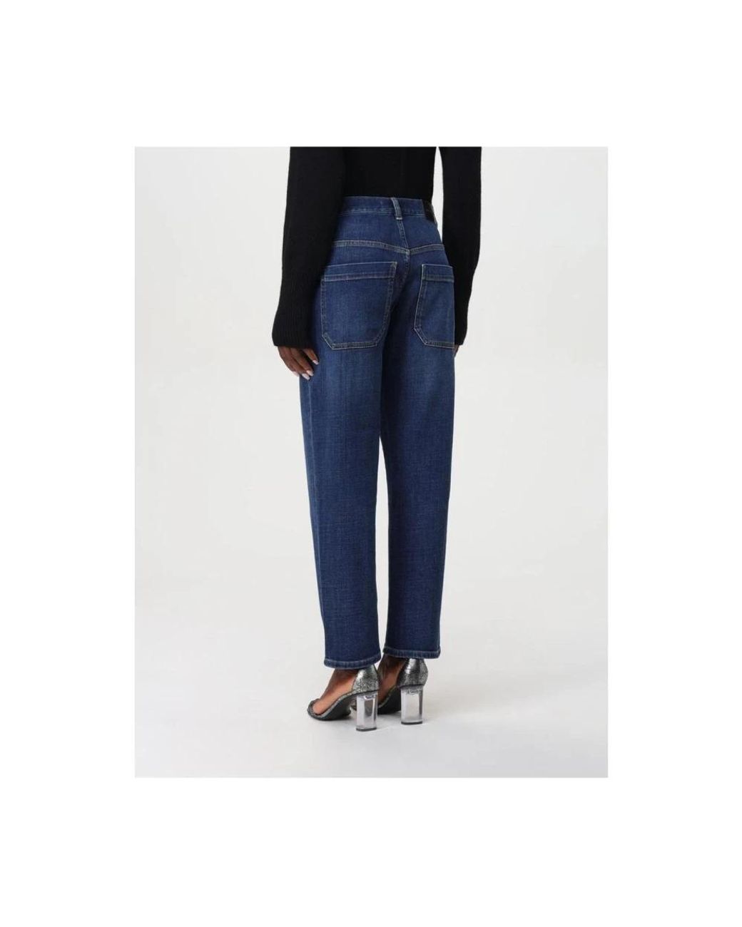 Pinko Blue Straight Fit Jeans