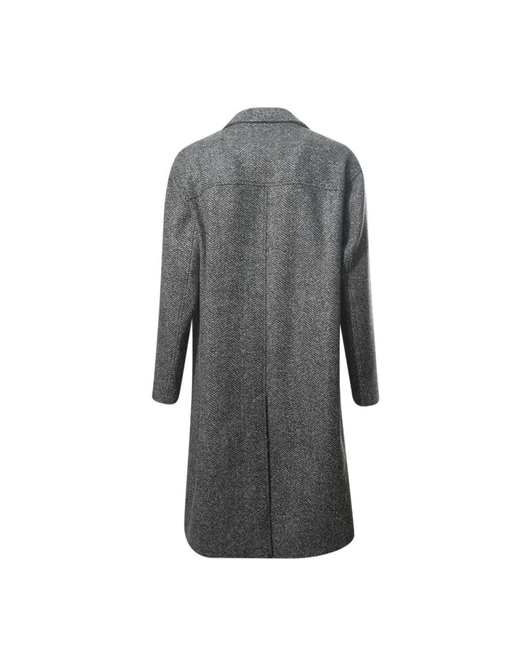 Herno Gray Single-Breasted Coats for men