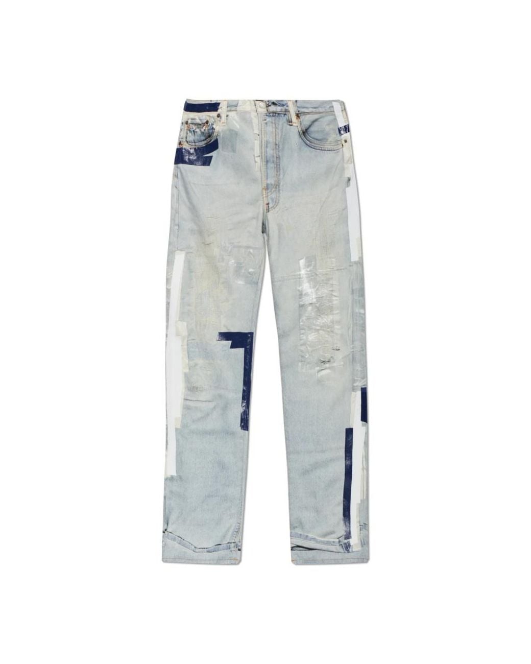 Acne Blue Straight Fit Jeans for men