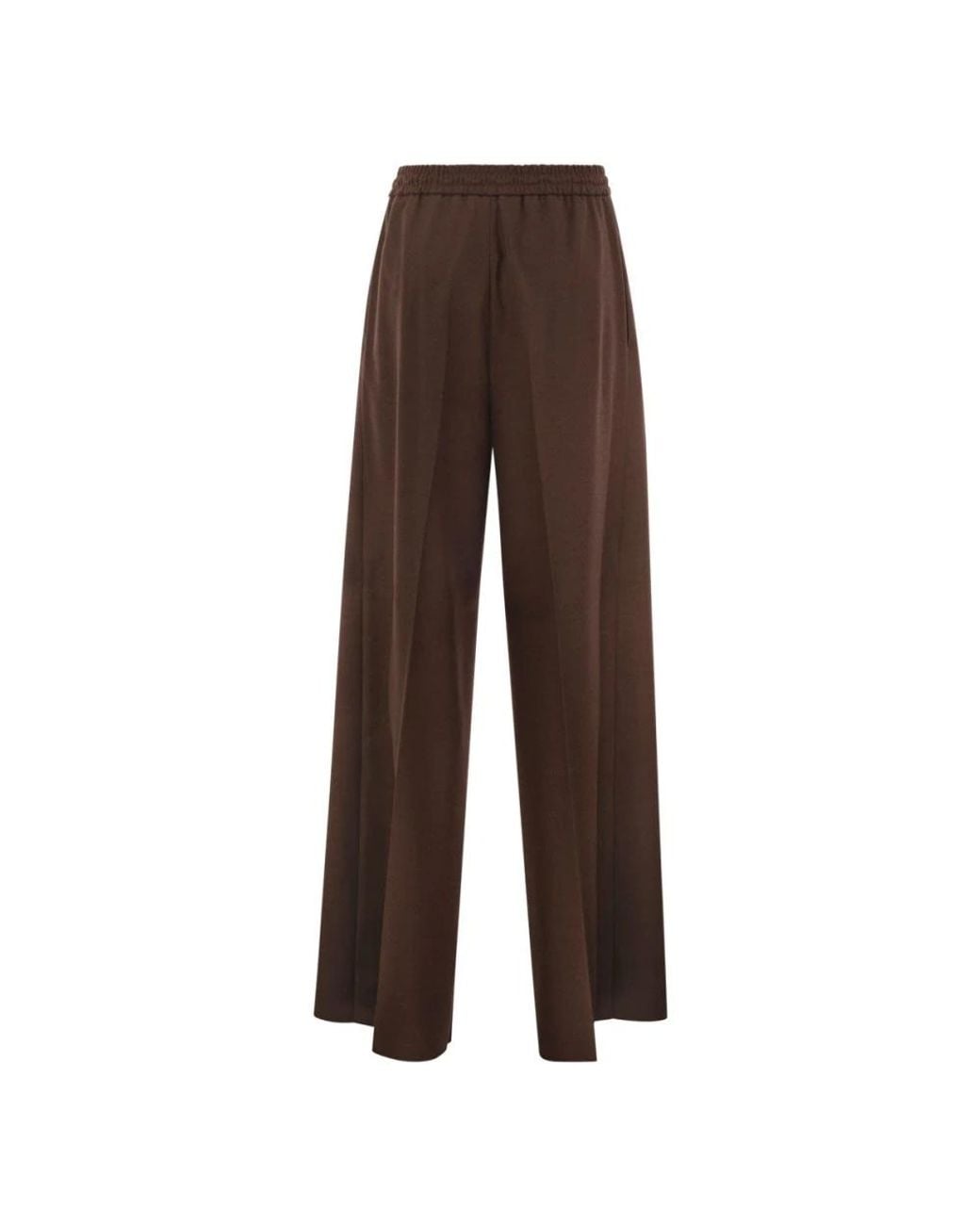Max Mara Brown Wide Trousers