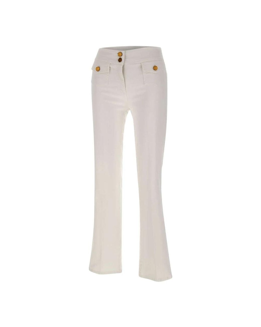 Seafarer White Wide Trousers