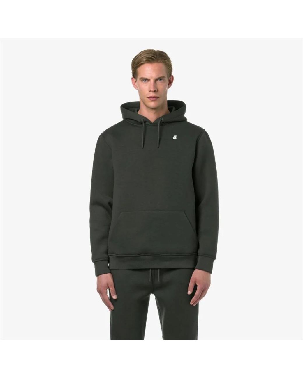 K-Way Green Hoodies for men