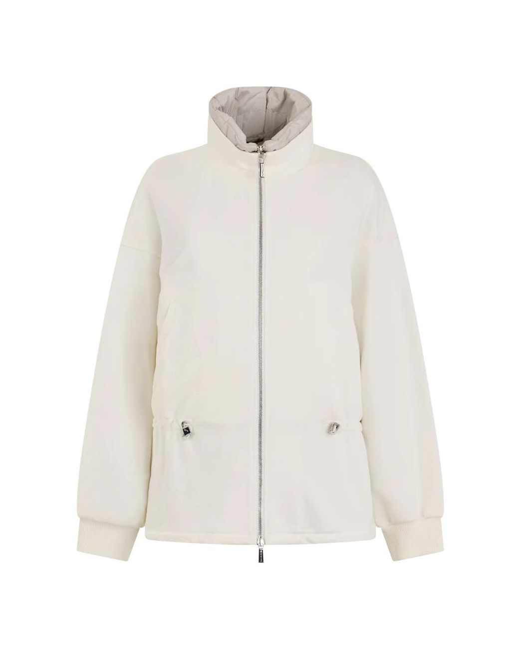 Moorer White Zip-Throughs