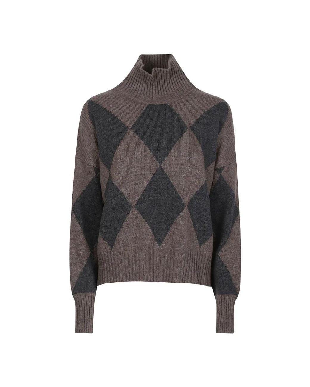 Aragona Turtle Neck Sweater in het Gray