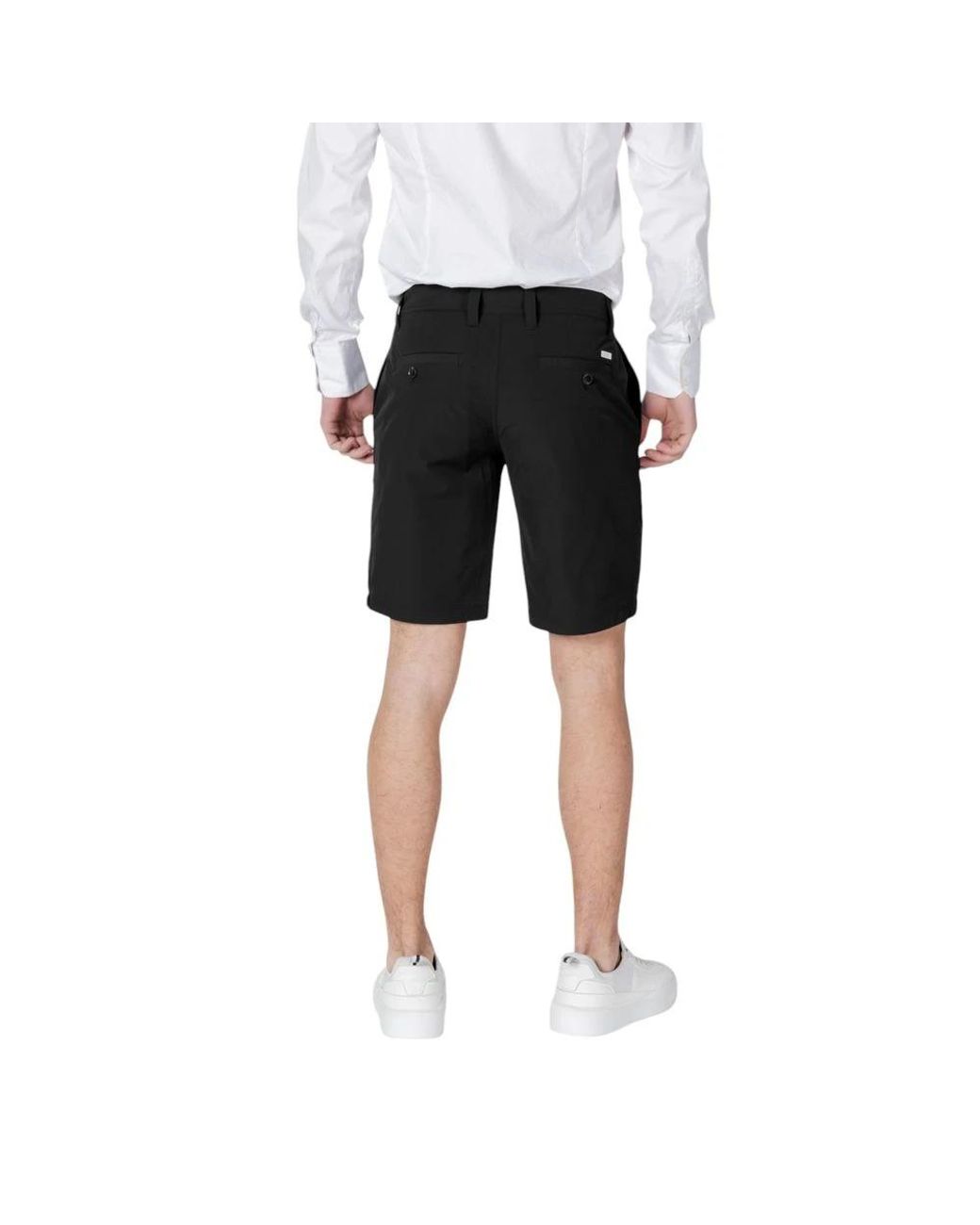 ARMANI EXCHANGE Black Casual Shorts for men