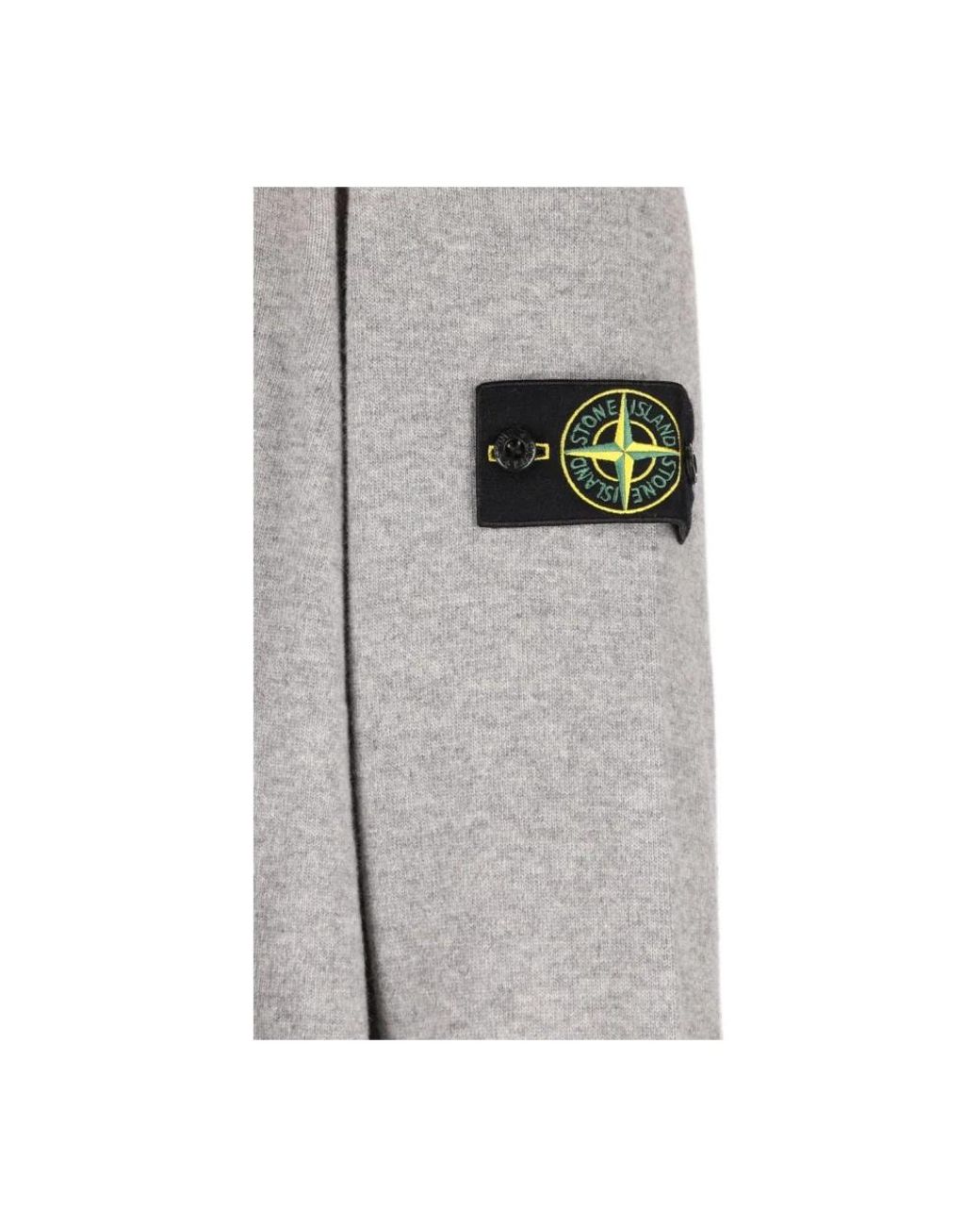 Stone Island Gray Round-Neck Knitwear for men