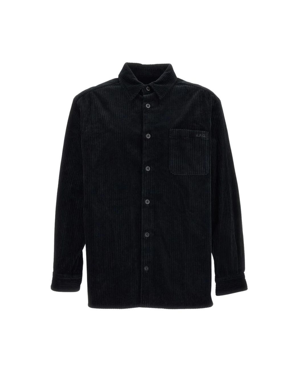 A.P.C. Blue Casual Shirts for men