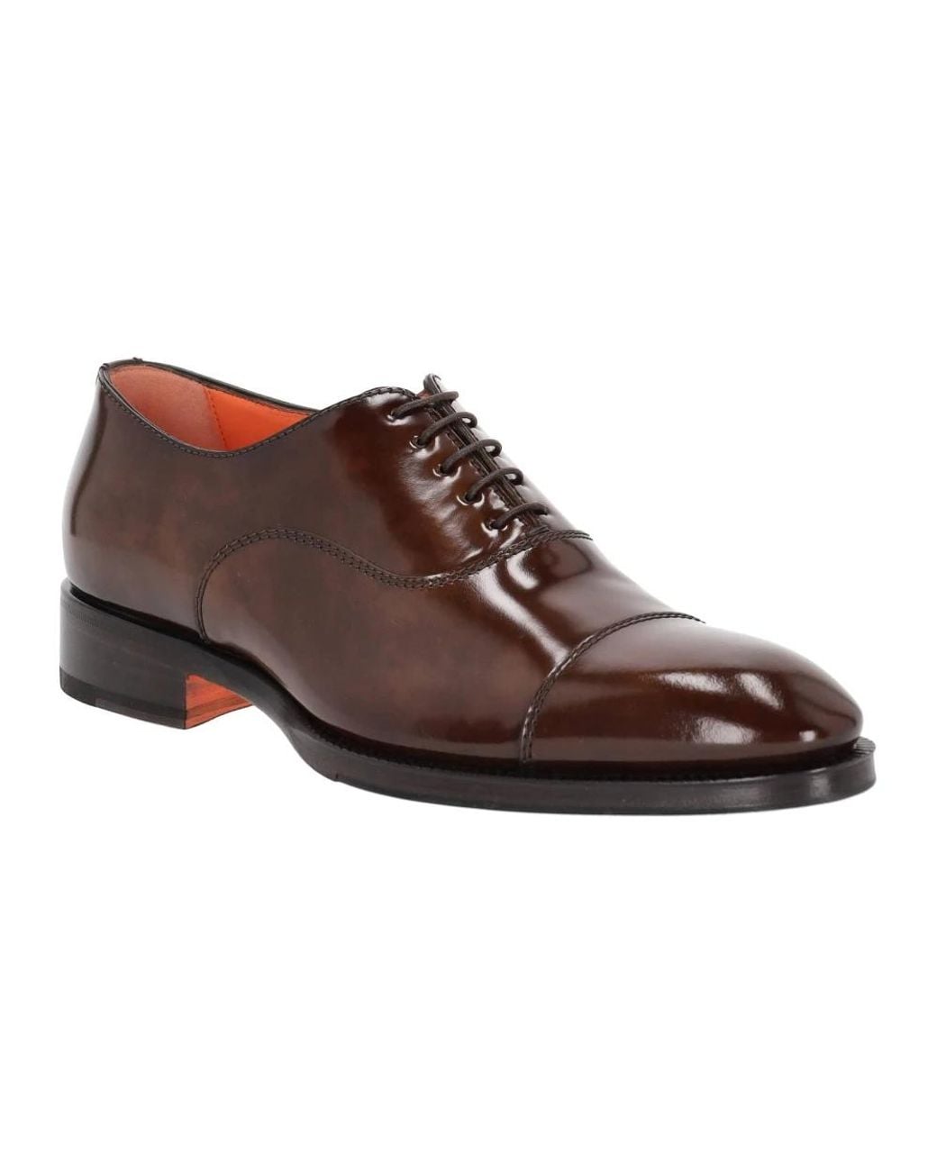 Santoni Brown Dress Shoes for men