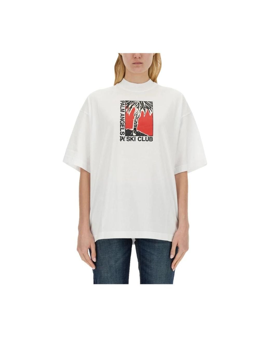 Palm Angels White T-Shirts