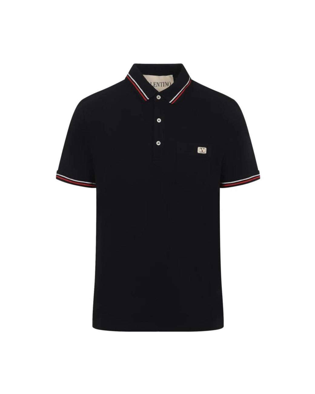 Valentino Black Polo Shirts for men