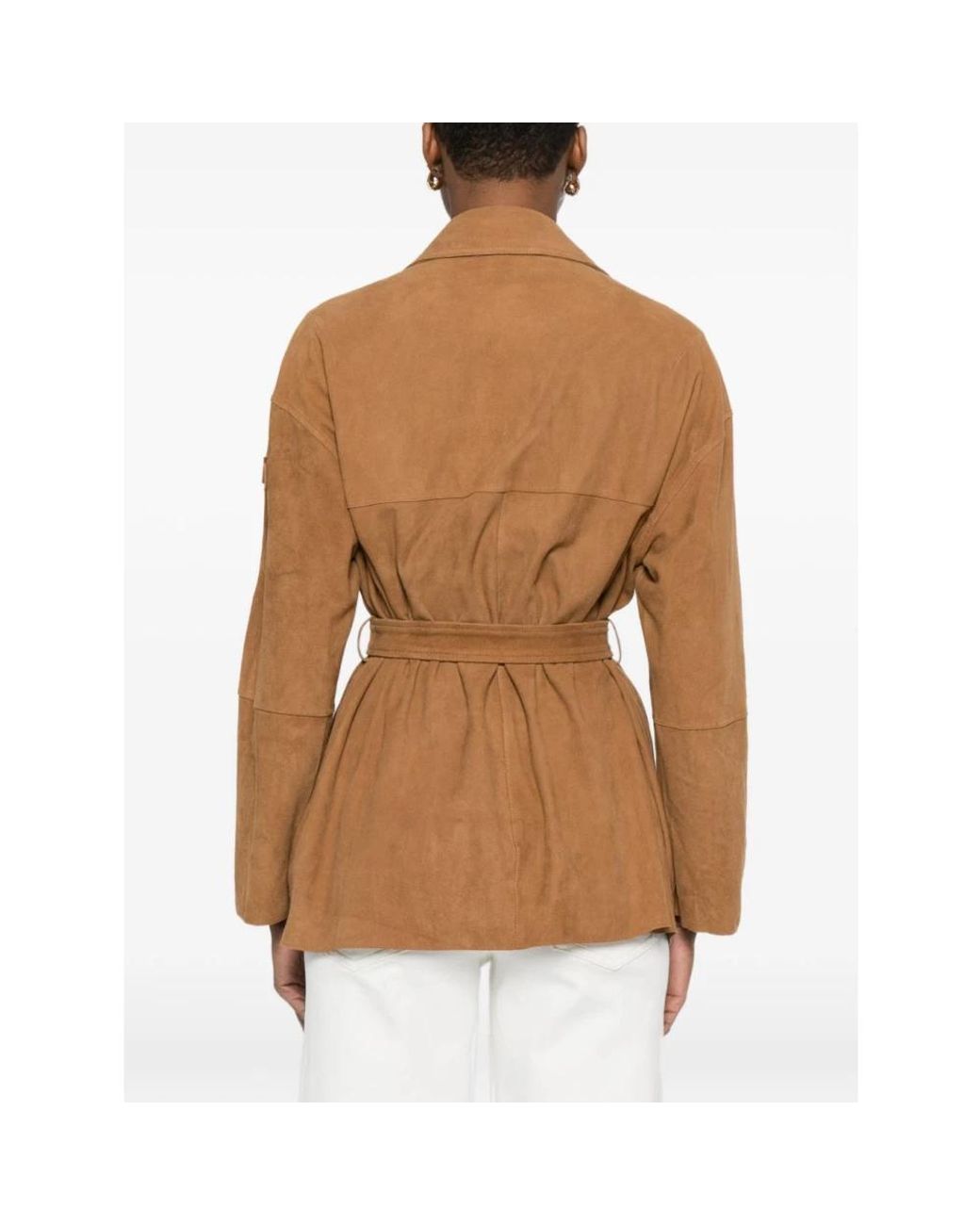 Peuterey Brown Leather Jackets