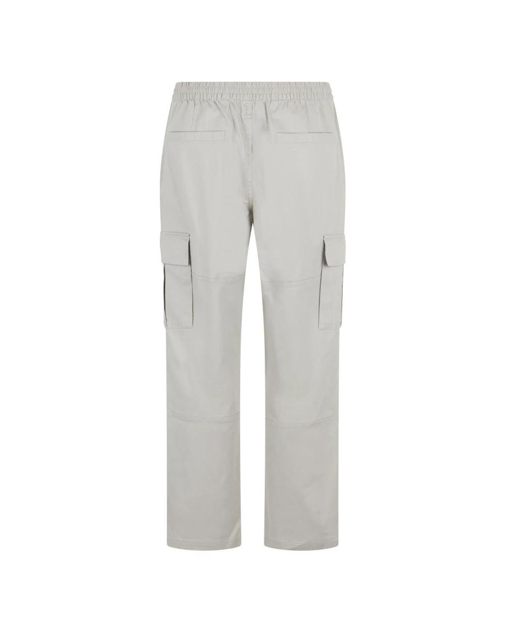 Represent Gray Straight Trousers for men