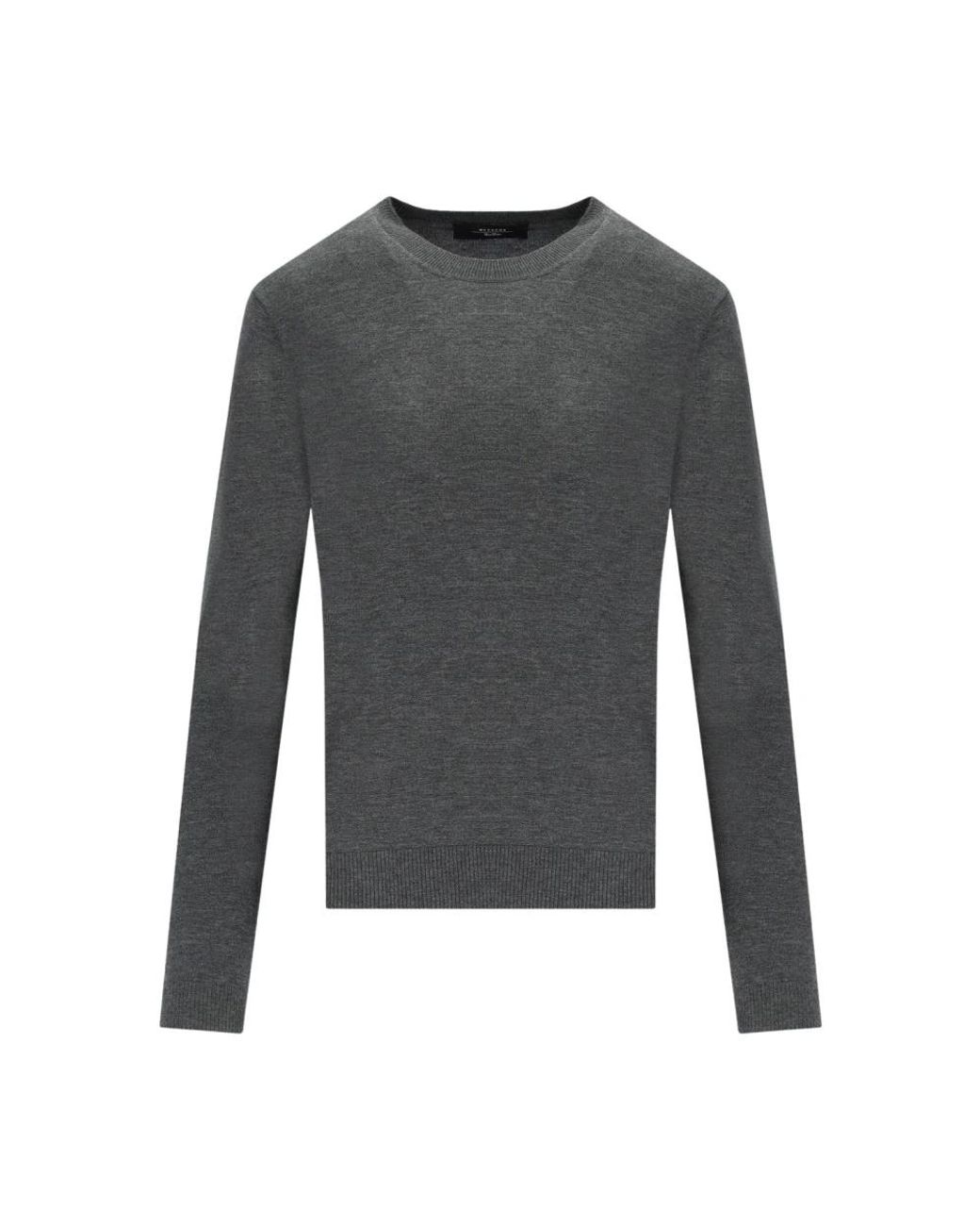 Weekend by Maxmara Gray Round-Neck Knitwear