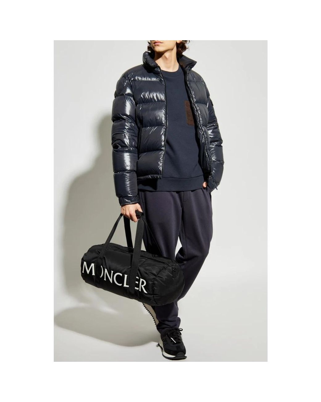 Moncler Blue Sweatpants for men