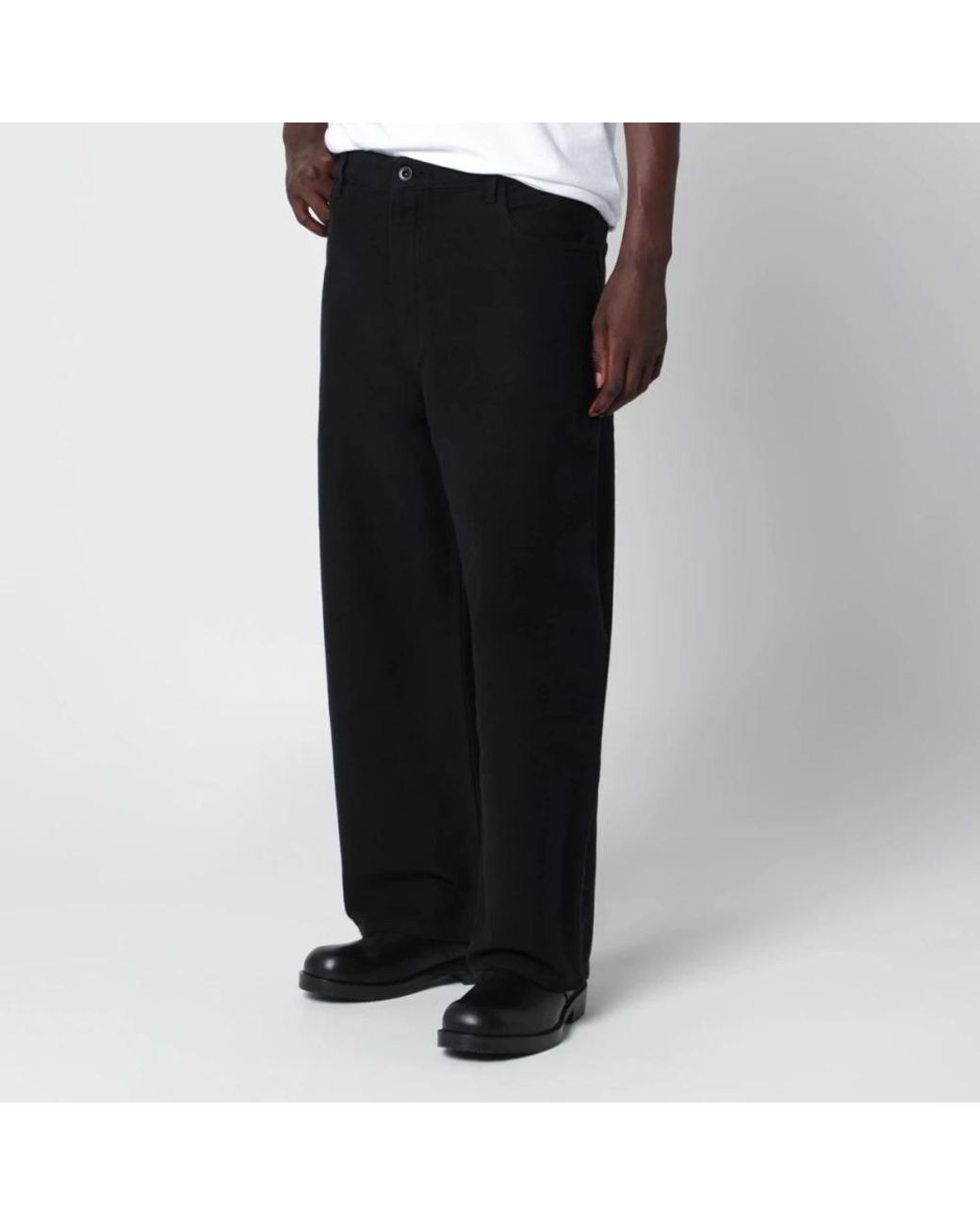 Wide Trousers Studio Nicholson de hombre de color Black