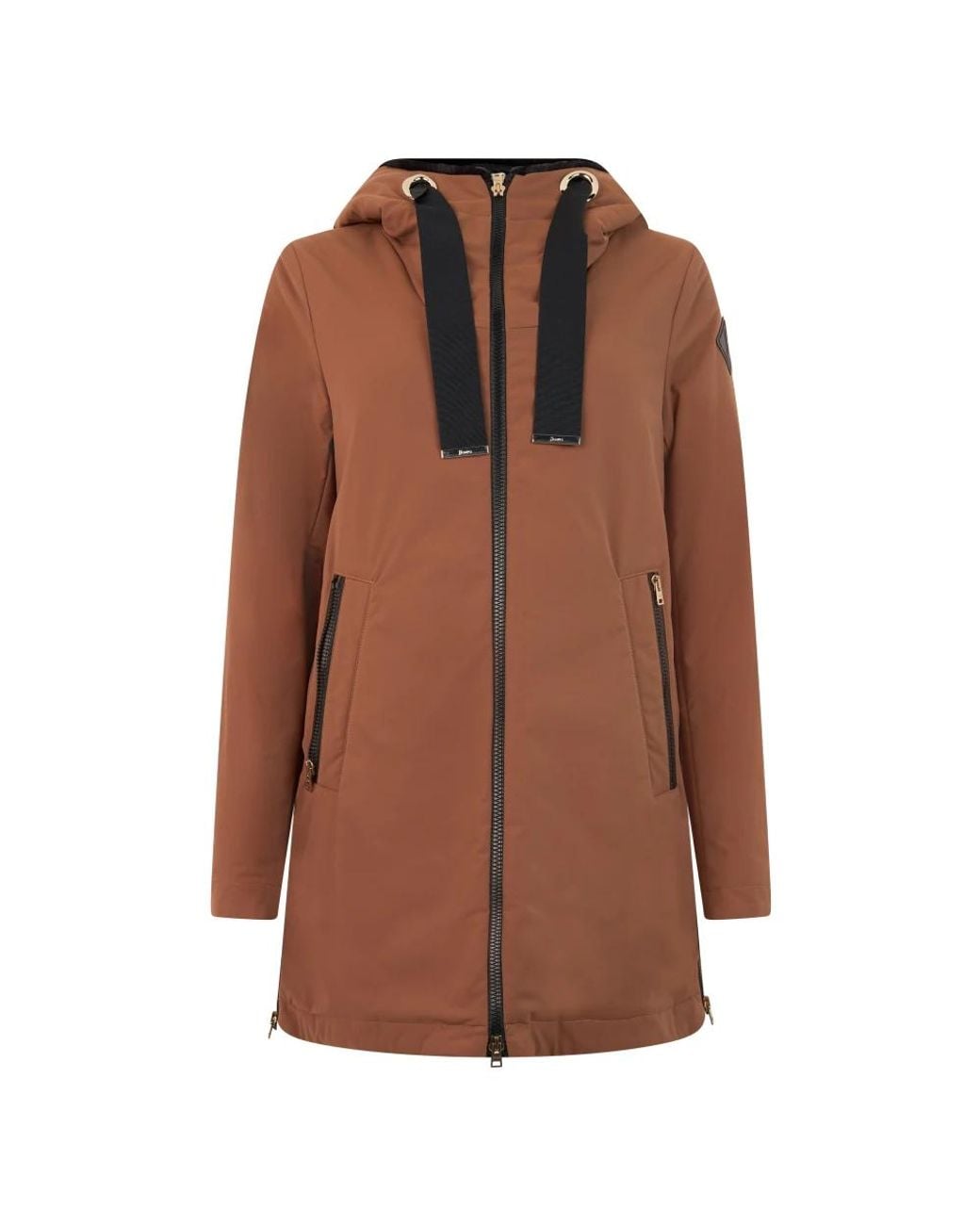 Herno Jassen ,Bruin ,Polyester Regenjas in het Brown