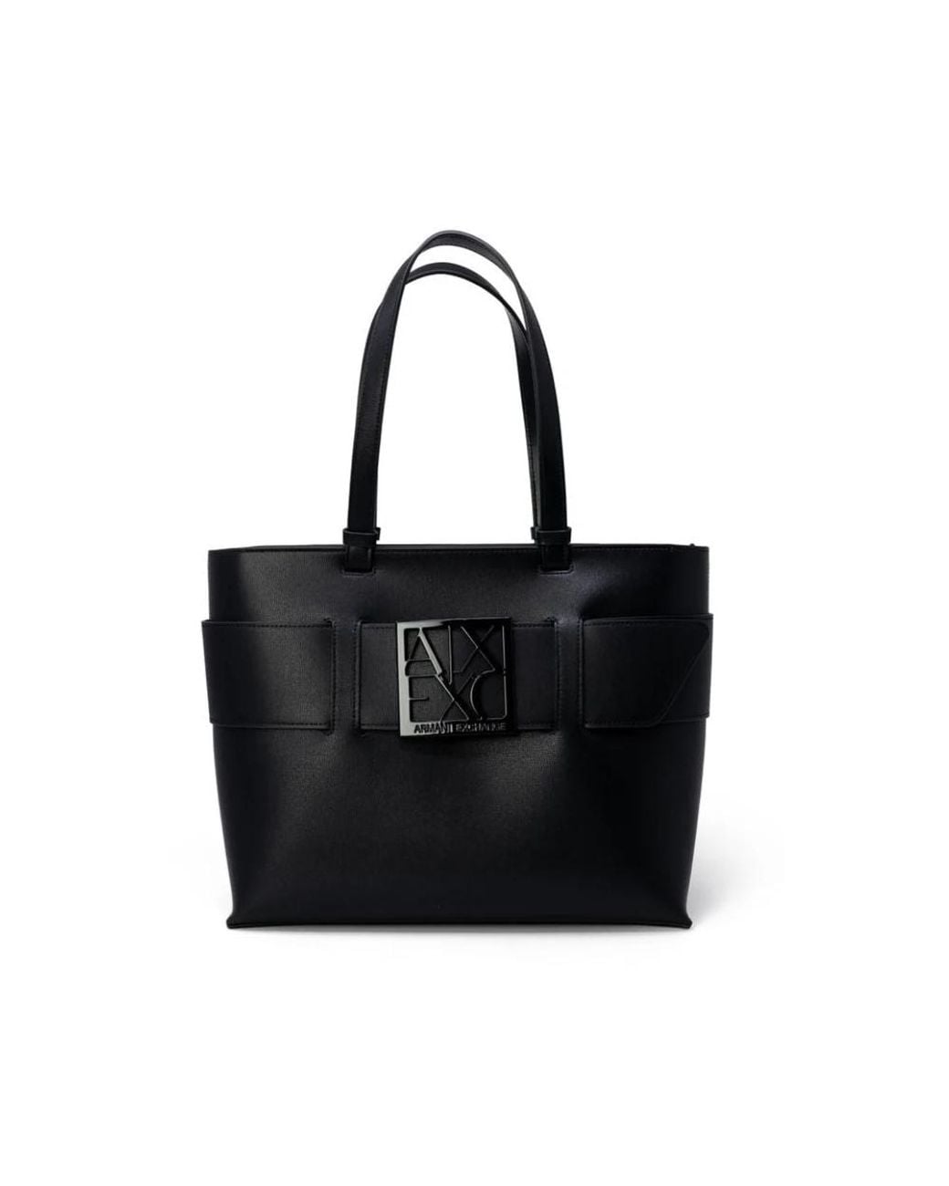 ARMANI EXCHANGE Black Shopping Bags