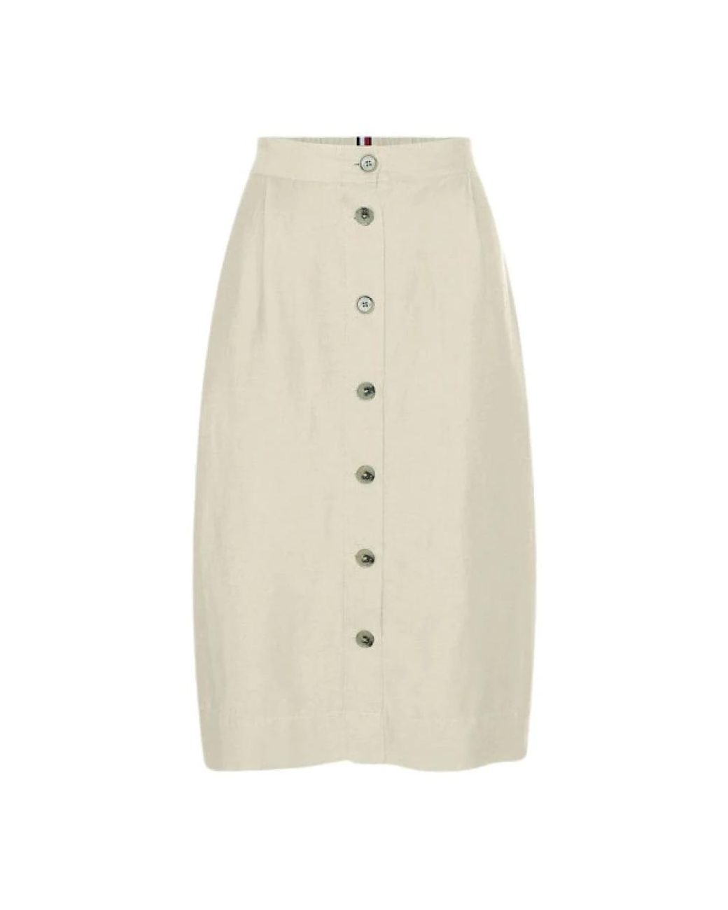 Tommy Hilfiger Natural Midi Skirts