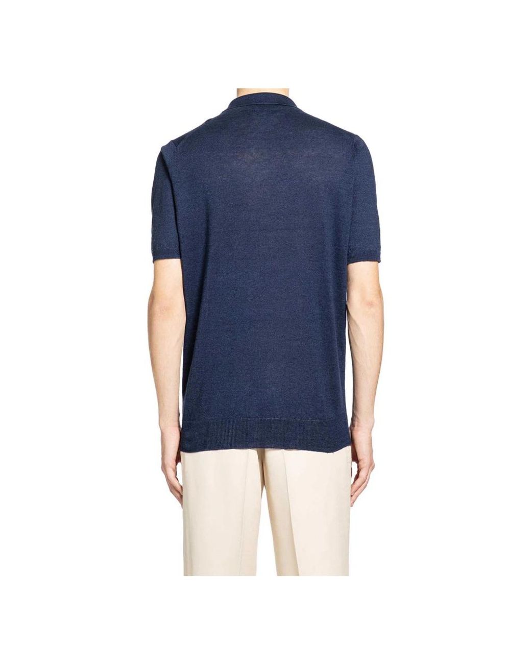 Lardini Blue Polo Shirts for men