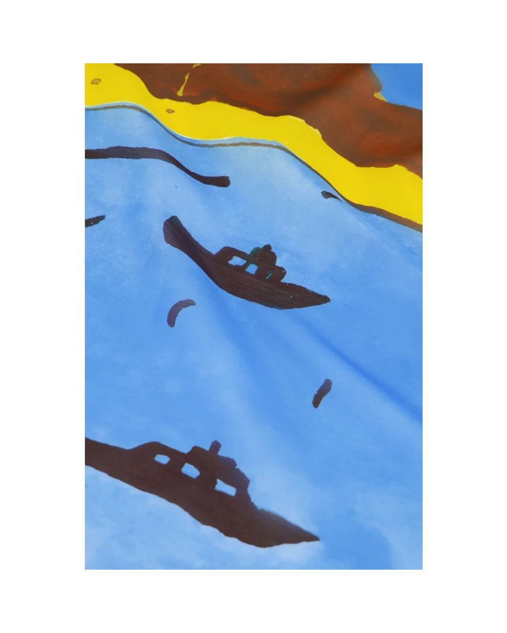 FABIENNE CHAPOT Blue Postkarten-Schal
